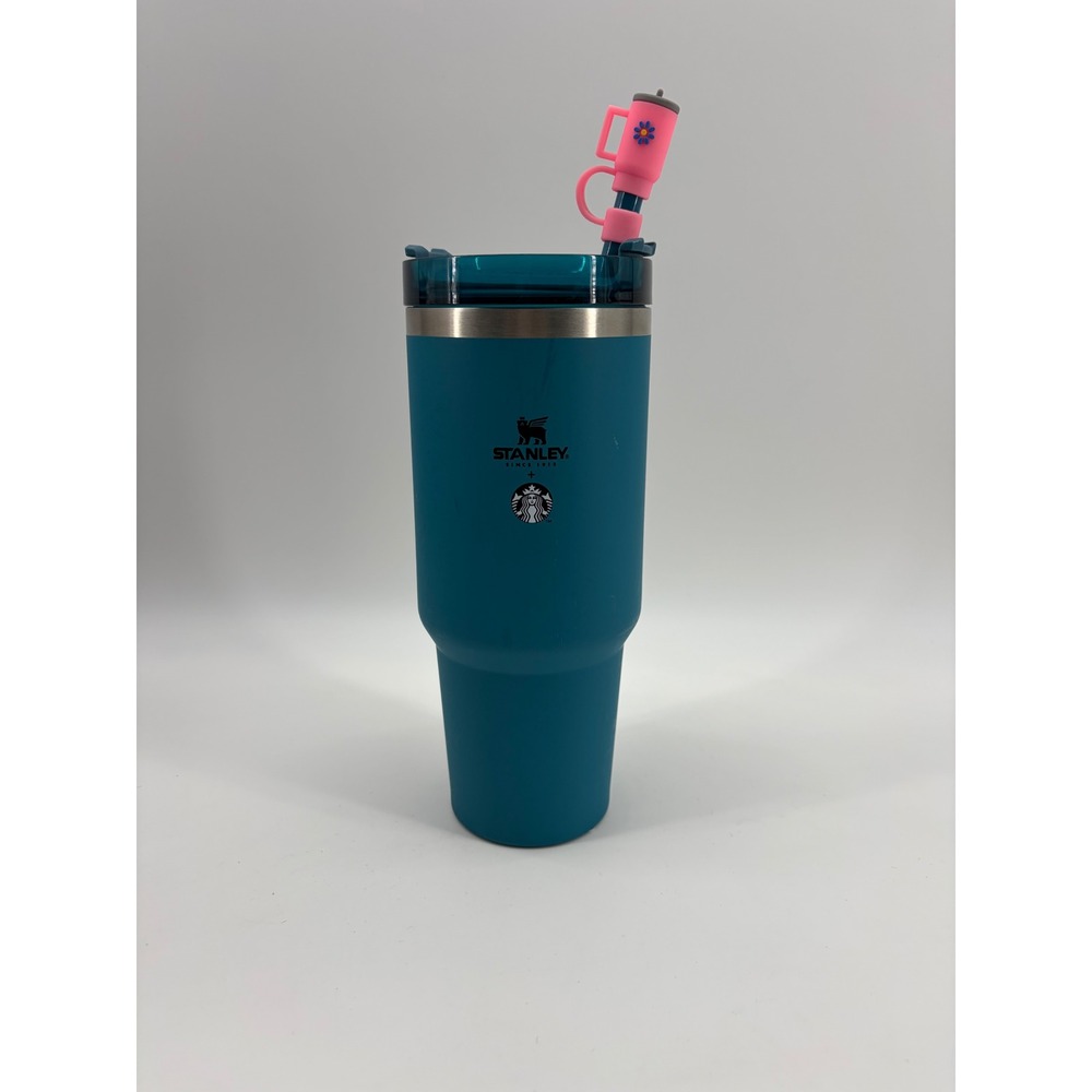 Stanley Starbucks Tumbler Unisex 40oz Teal Blue Quencher H2.0 Thailand Exclusive
